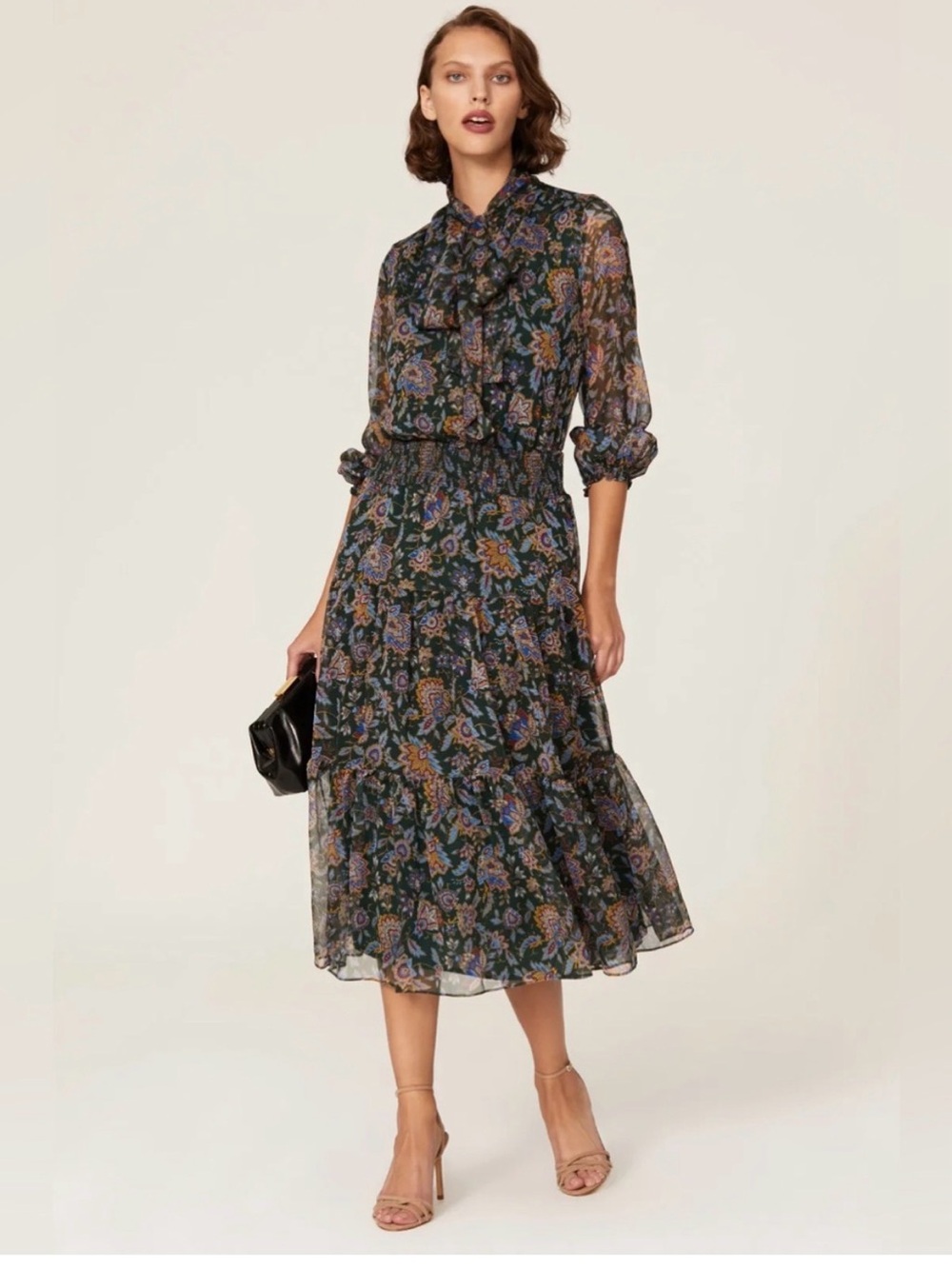 Ralph Lauren Dress Green Paisley